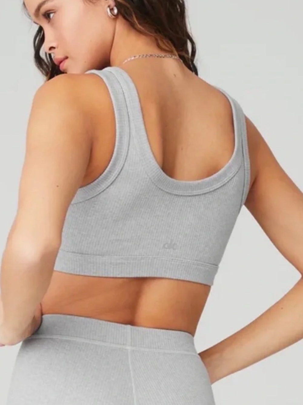Alo Yoga Wellness Bra in Grey